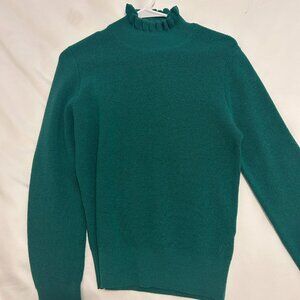 J.Crew Ruffleneck Merino Wool Sweater